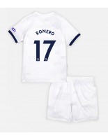 Tottenham Hotspur Cristian Romero #17 Domácí dres pro děti 2023-24 Krátký Rukáv (+ trenýrky)